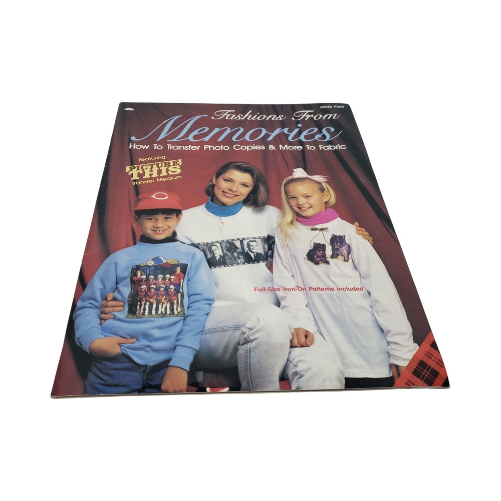 Plaid Fashions From Memories 8530 Photo Transfer To Fabric Craft Book Patterns
